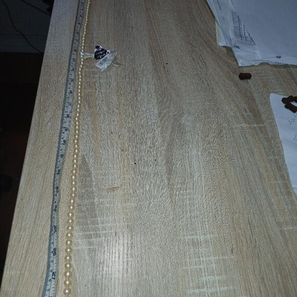 Majorca Pearl Necklace Hand Knot 6, 7 & 8 mm Spain Natural White 16 18 20 & 30" - Picture 6 of 6